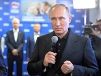 ロシア下院選､プーチン大統領の与党が圧勝