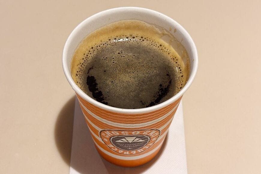 コーヒーの上の泡