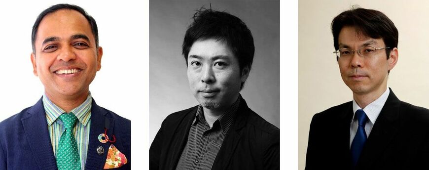左からプラニク・ヨゲンドラ氏、福田崇氏、御厩祐司氏