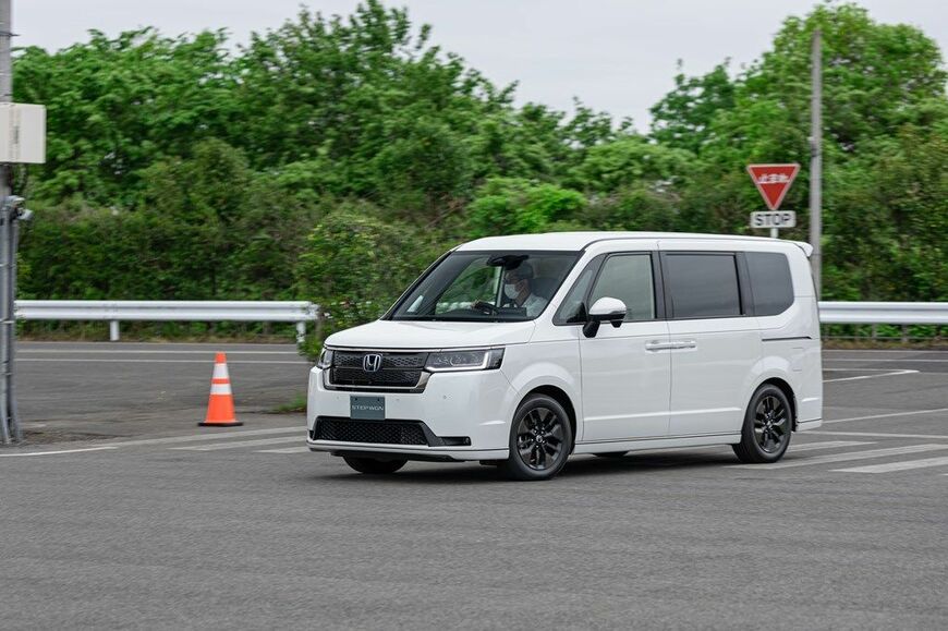 ホンダの新型ステップワゴン（東洋経済オンライン編集部撮影）