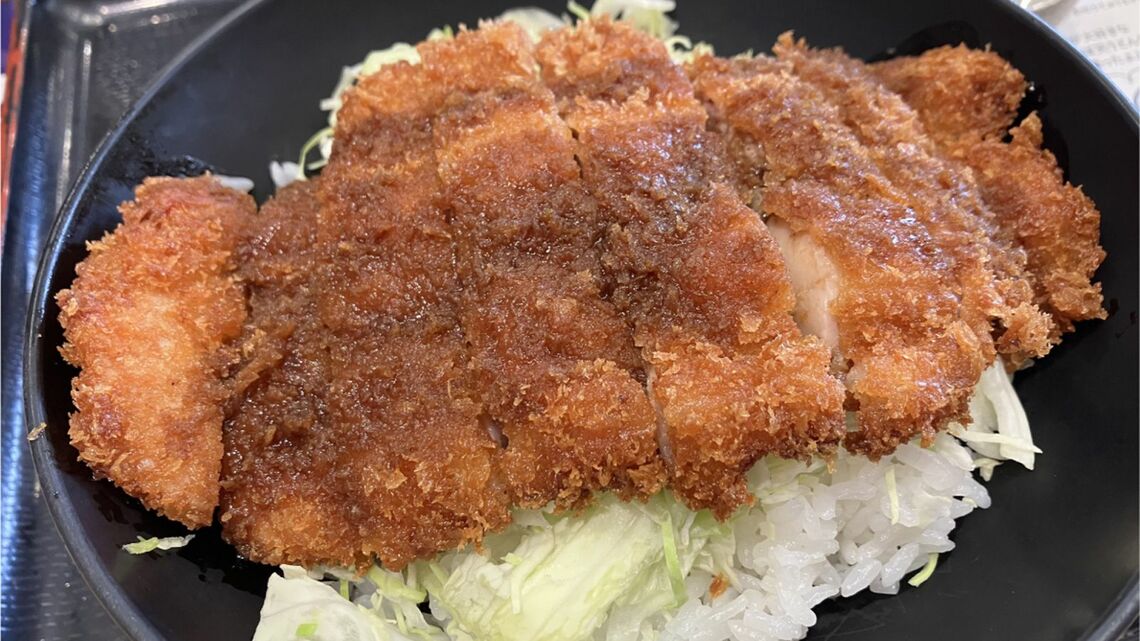 ソースチキンカツ丼