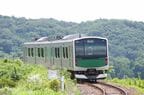 烏山線を走る蓄電池電車EV-E301系