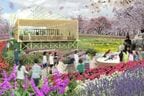 植物園は園内の日本庭園を改装し、動物ショーもみられる