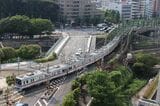 2017年の八ツ山橋付近。走る車両は京成3400形（撮影：南正時）