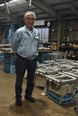 特殊梯子製作所の寺本隆代表取締役（筆者撮影）