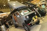 アソモビ2022 in Makuhariに出展されていたTスタイルオートセールスのエブリイ（筆者撮影）