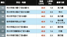 【2026年版】地価が高い｢千葉県の住宅地｣ランキングTOP300 3位は本八幡､2位が津田沼､では1位になった地点は？
