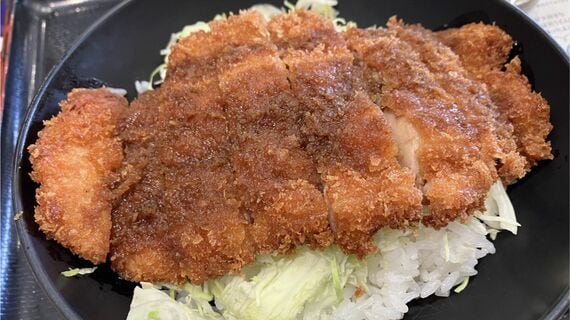 ソースチキンカツ丼
