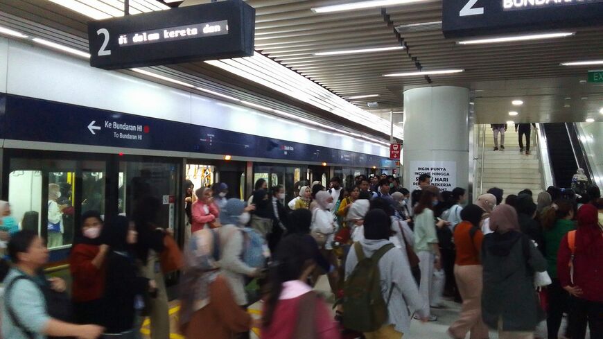 ジャカルタMRT南北線 地下駅