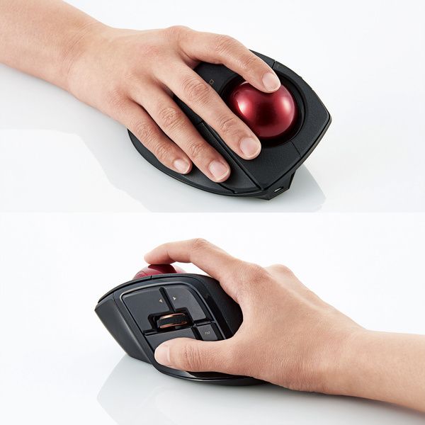エレコム「DEFT PRO M-DPT1MRXBK」（直販価格1万2680円）。ボタンの数が多く、自由に機能を割り当てられるのも特徴（画像：公式サイトより）