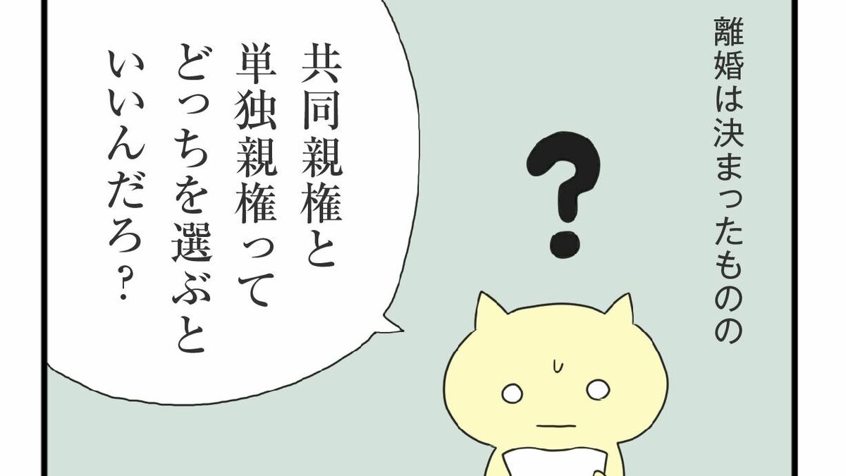 ｢共同親権｣と｢単独親権｣どっちを選ぶ？　DV被害者が離婚調停で