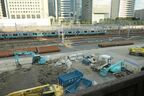 品川駅の工事現場
