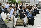 淀屋橋駅前の様子