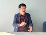 インタビューに応じる勢田朋来さん（筆者撮影）