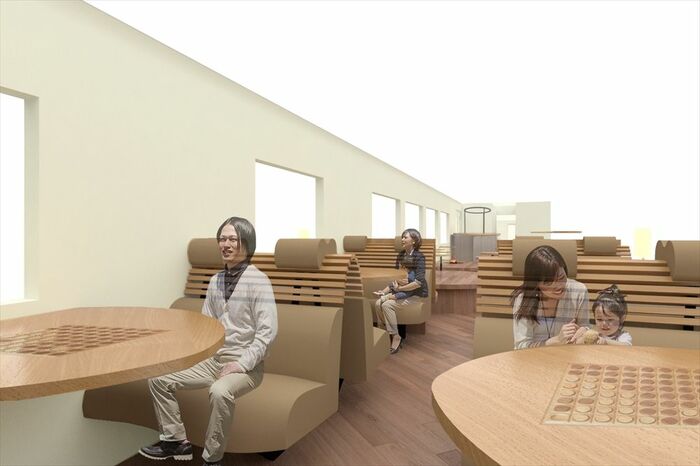 フリースペース「遊星」の内装