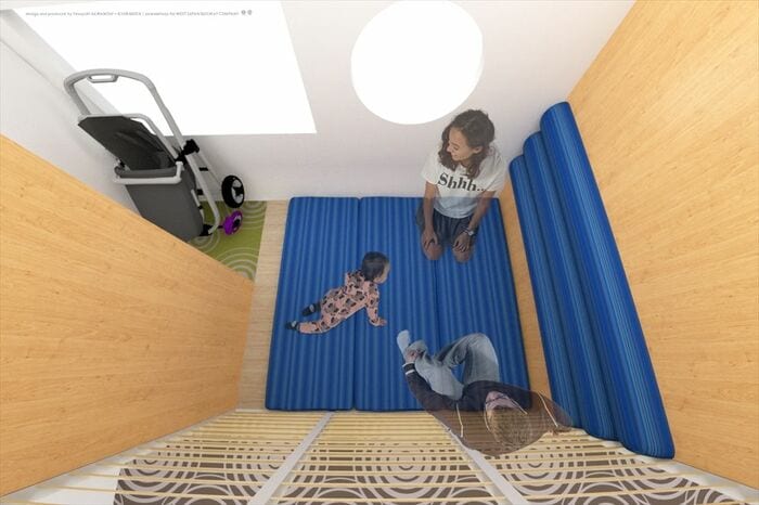 3号車「ファミリーキャビン」の内装