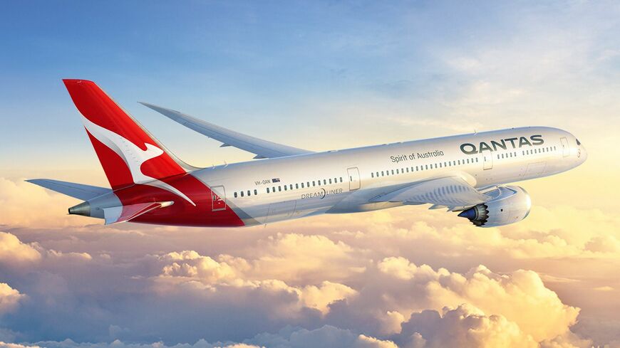 英豪間直行便に導入されるカンタス航空の787-9型機（写真：カンタス航空）