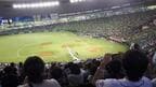 ベンチ内とブルペンが見える内野B指定上段