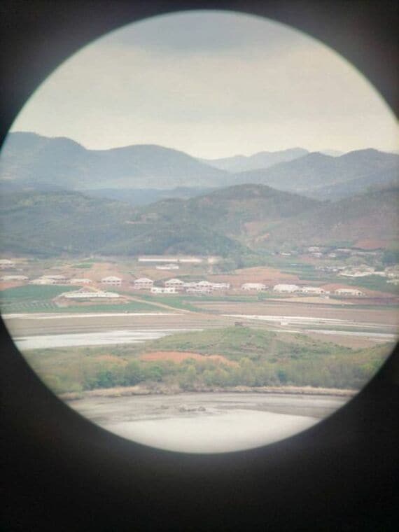 双眼鏡から見えた景色