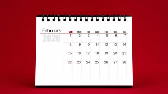 2月カレンダー