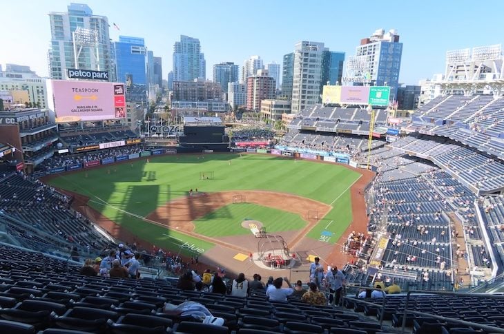 1969年のMLBエクスパンションでできたサンディエゴ・パドレスのペトコ・パーク（写真：筆者撮影）