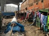 スラムの光景（筆者撮影）