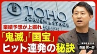 【東宝がヒット連発】中間決算で業績予想を上方修正／エンタメ業界を席巻／利益が前期並でも好調／背景に「TOHOシネマズ」の引力／アニメ事業が成長を後押し／機能強化へ相次ぎ買収【ニュース解説】