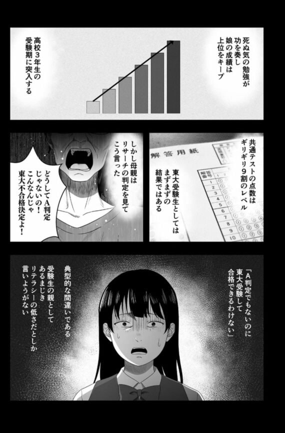漫画「令和の受験親の『フツウ』」