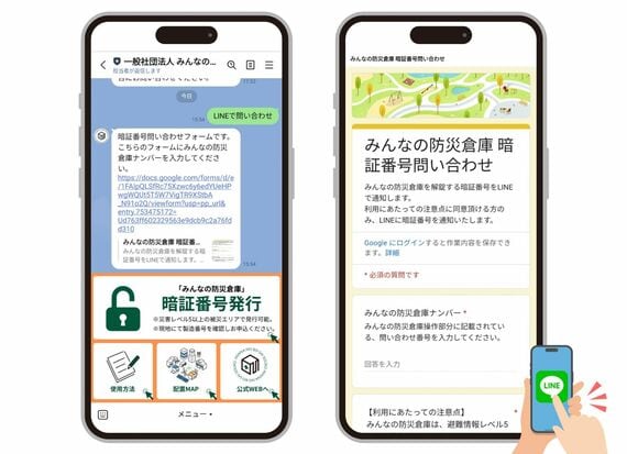 みんなの防災倉庫の仕組み
