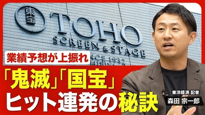 【東宝がヒット連発】中間決算で業績予想を…