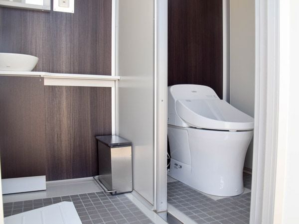 下水につなげられる都市型はより洗練されている