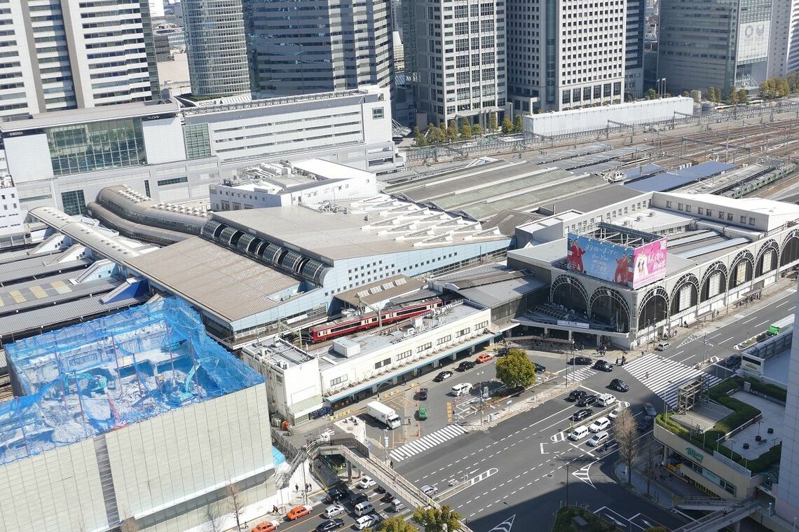 品川駅周辺は再開発が予定されている（記者撮影）