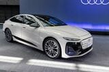 アウディ「A6 e-tron」シリーズおよび発表会の様子（写真：三木 宏章）