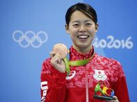 女子200mバタフライ､星が2大会連続の銅 ベルモンテガルシア（スペイン）が優勝