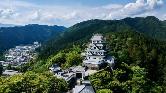 美濃郡上一揆があった美濃国郡上藩(現岐阜県郡上市)の郡上八幡城