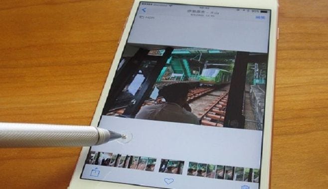 iPhone6s､｢ライブフォト｣で鉄道写真を撮る