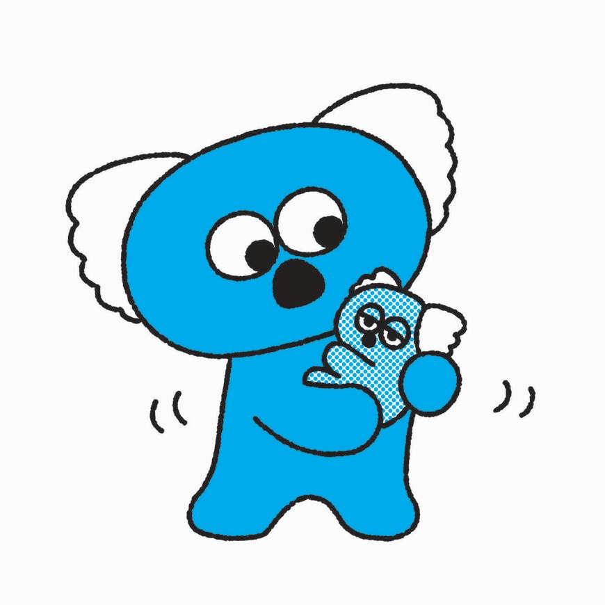 コアラのイラスト