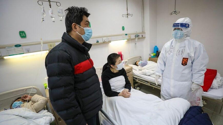 新型ウイルス肺炎が世界で拡大している。写真は武漢の病院（写真：Featurechina/アフロ）
