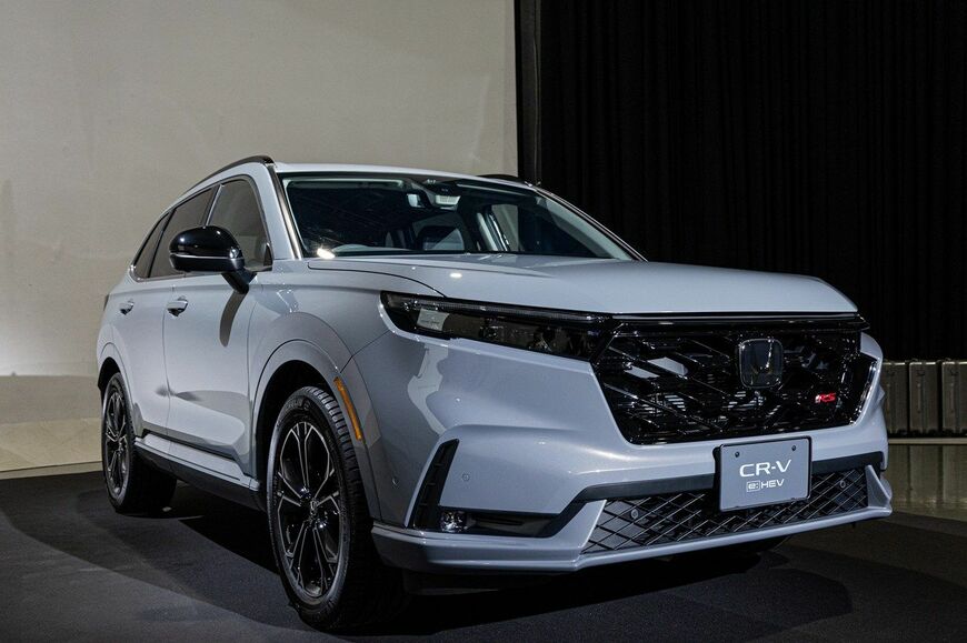 ホンダ新型「CR-V e:HEV」（写真：三木 宏章）