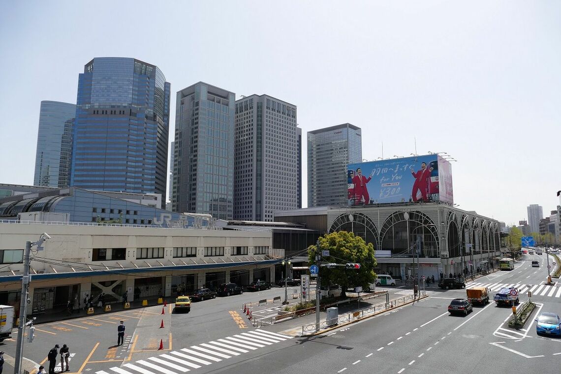 2021年3月の品川駅高輪口