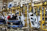エクスフォースHEVなどの生産を行う、三菱のレムチャバン工場（筆者撮影）