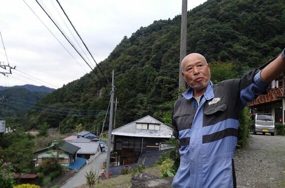 群馬県南牧村の様子