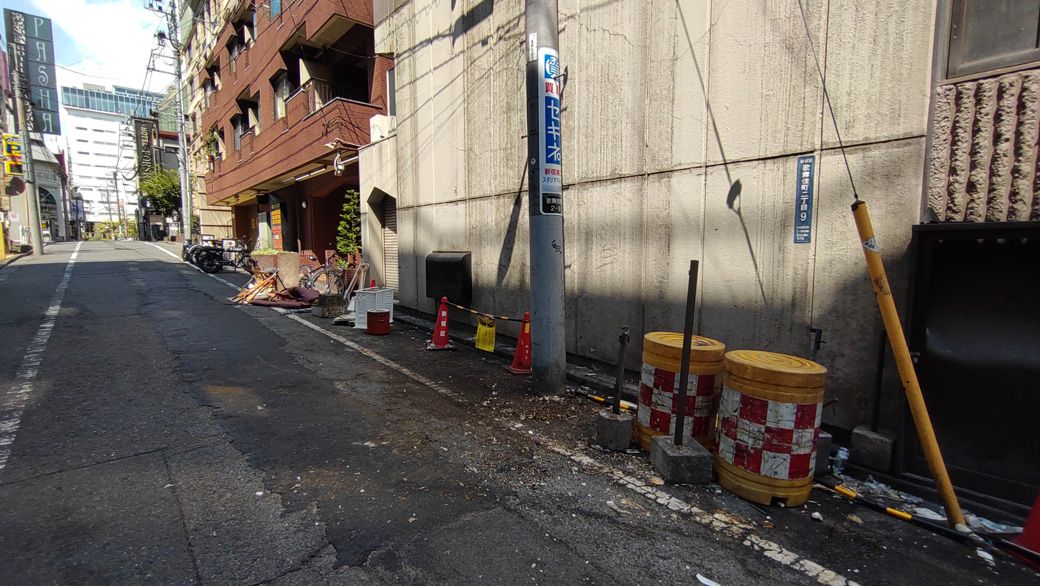 片付いたものの臭気は残る、2023年8月（筆者撮影）