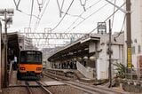 東武練馬駅　構内踏切跡