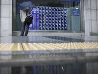 日経平均は小反落､断続的な先物売りが圧迫　 9日の日米貿易協議(FFR)も意識か