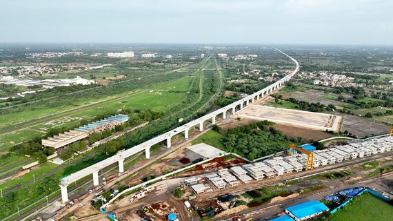 ムンバイ―アーメダバード間高速鉄道 高架橋