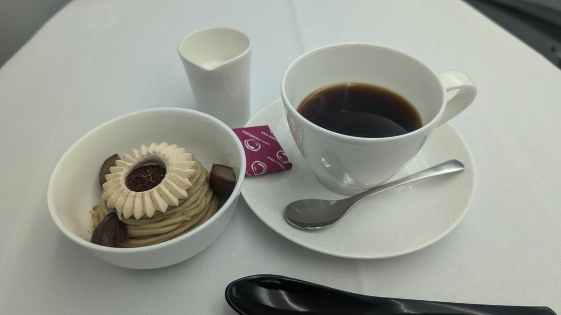 機内食のデザート