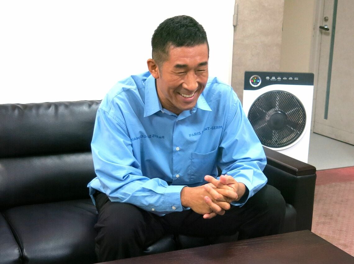 ポジティブになれたと笑顔を見せる田村さん（筆者撮影）