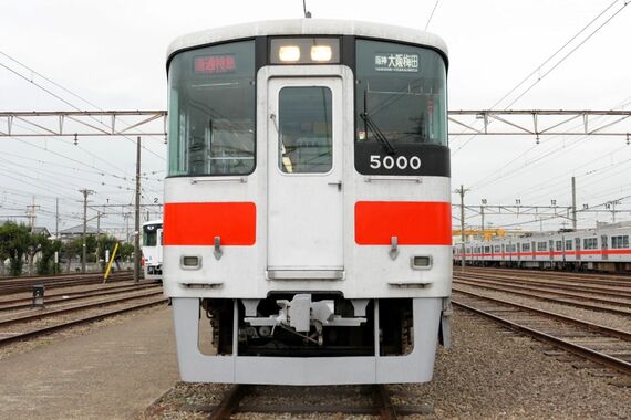 山陽5000 4連 直通特急阪神大阪梅田行き表示