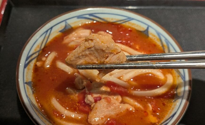 具材の鶏肉